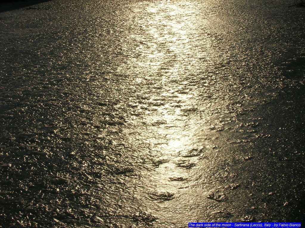 The dark side of the moon